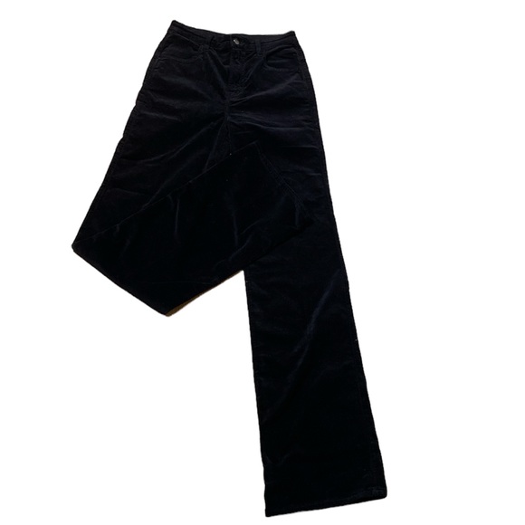 NWOT Women's Joan Cotton-blend Velvet Wide-leg Pants size 26 - Picture 5 of 9